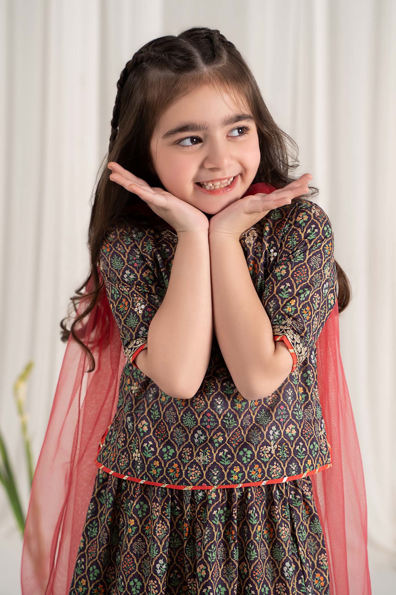 Maria B | 3 Piece Printed Lawn Suit | MKD-EF25-30 - House Of Hania