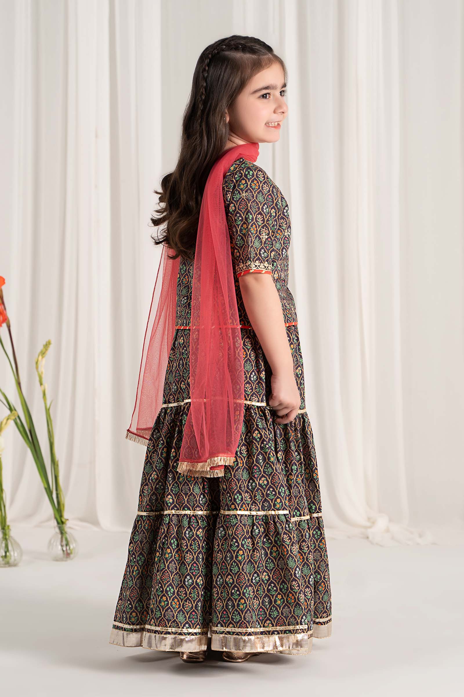 Maria B | 3 Piece Printed Lawn Suit | MKD-EF25-30 - House Of Hania
