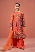 Maria B | 3 Piece Printed Linen Suit | MKD-W24-16 - House Of Hania