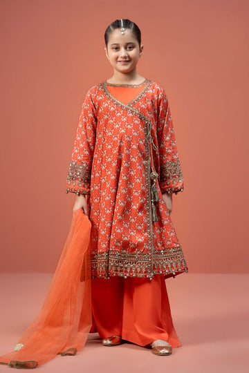 Maria B | 3 Piece Printed Linen Suit | MKD-W24-16 - House Of Hania