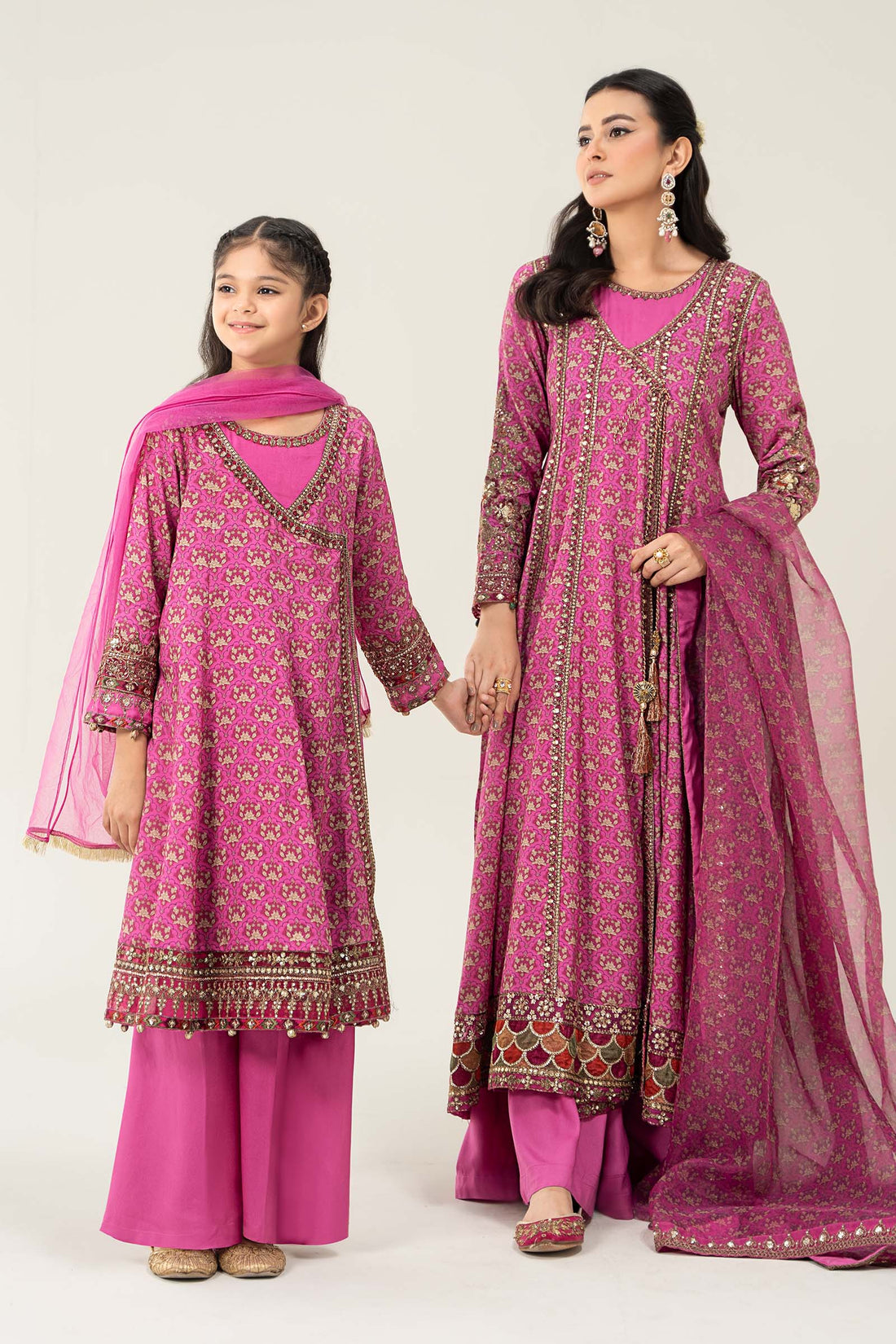 Maria B | 3 Piece Printed Linen Suit | MKD-W24-16 - House Of Hania