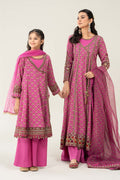 Maria B | 3 Piece Printed Linen Suit | MKD-W24-16 - House Of Hania