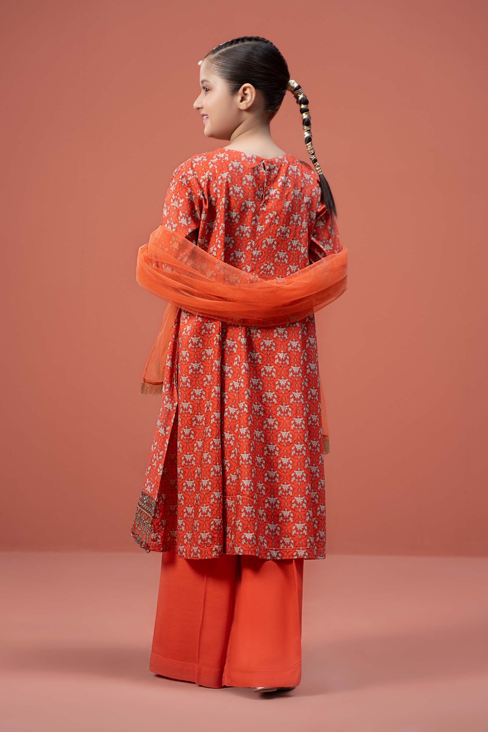 Maria B | 3 Piece Printed Linen Suit | MKD-W24-16 - House Of Hania