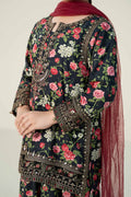 Maria B | 3 Piece Printed Linen Suit | MKD-W24-19 - House Of Hania