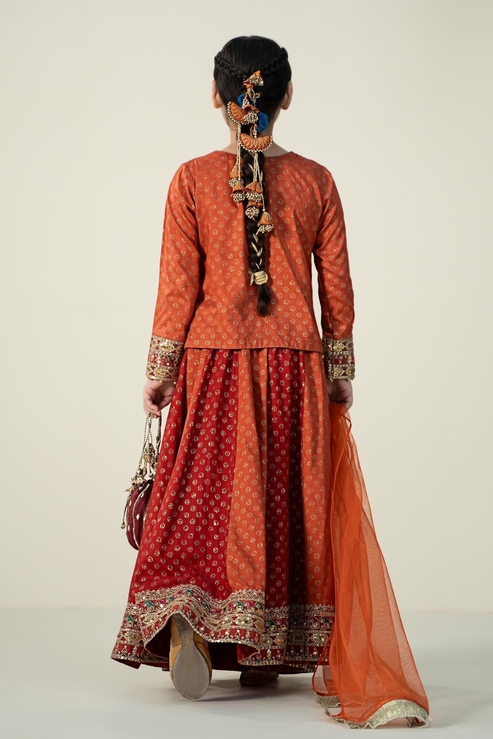 Maria B | 3 Piece Printed Linen Suit | MKD-W24-20 - House Of Hania