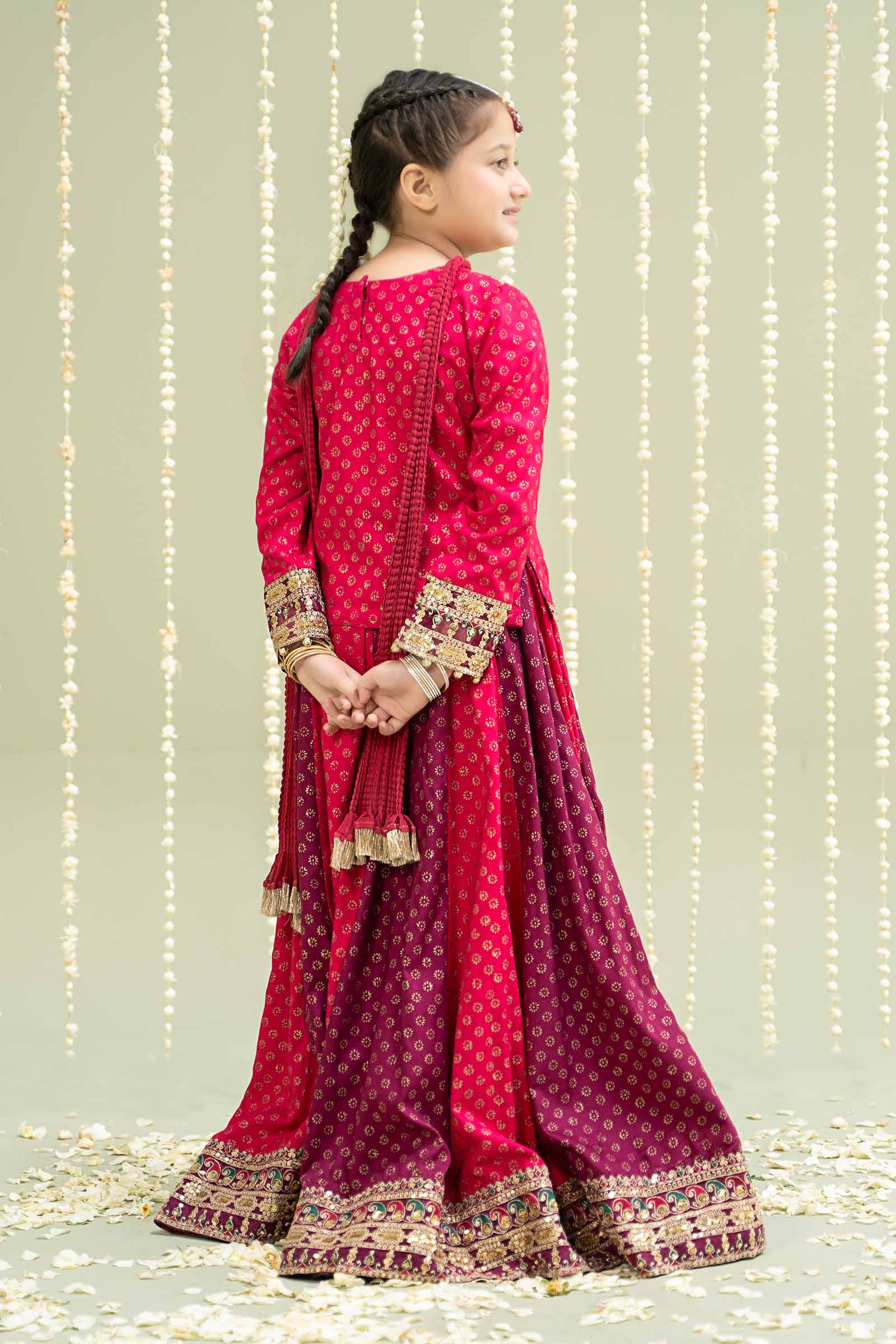Maria B | 3 Piece Printed Linen Suit | MKD-W24-20 - House Of Hania