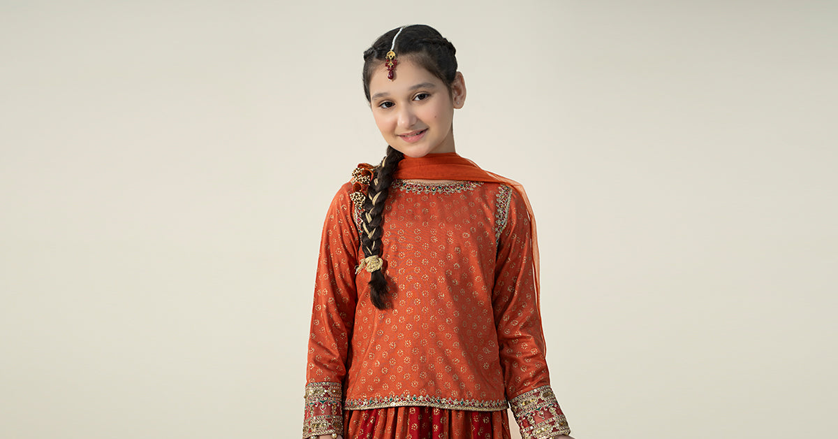 Maria B | 3 Piece Printed Linen Suit | MKD-W24-20 - House Of Hania
