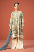 Maria B | 3 Piece Printed Linen Suit | MKD-W24-25 - House Of Hania