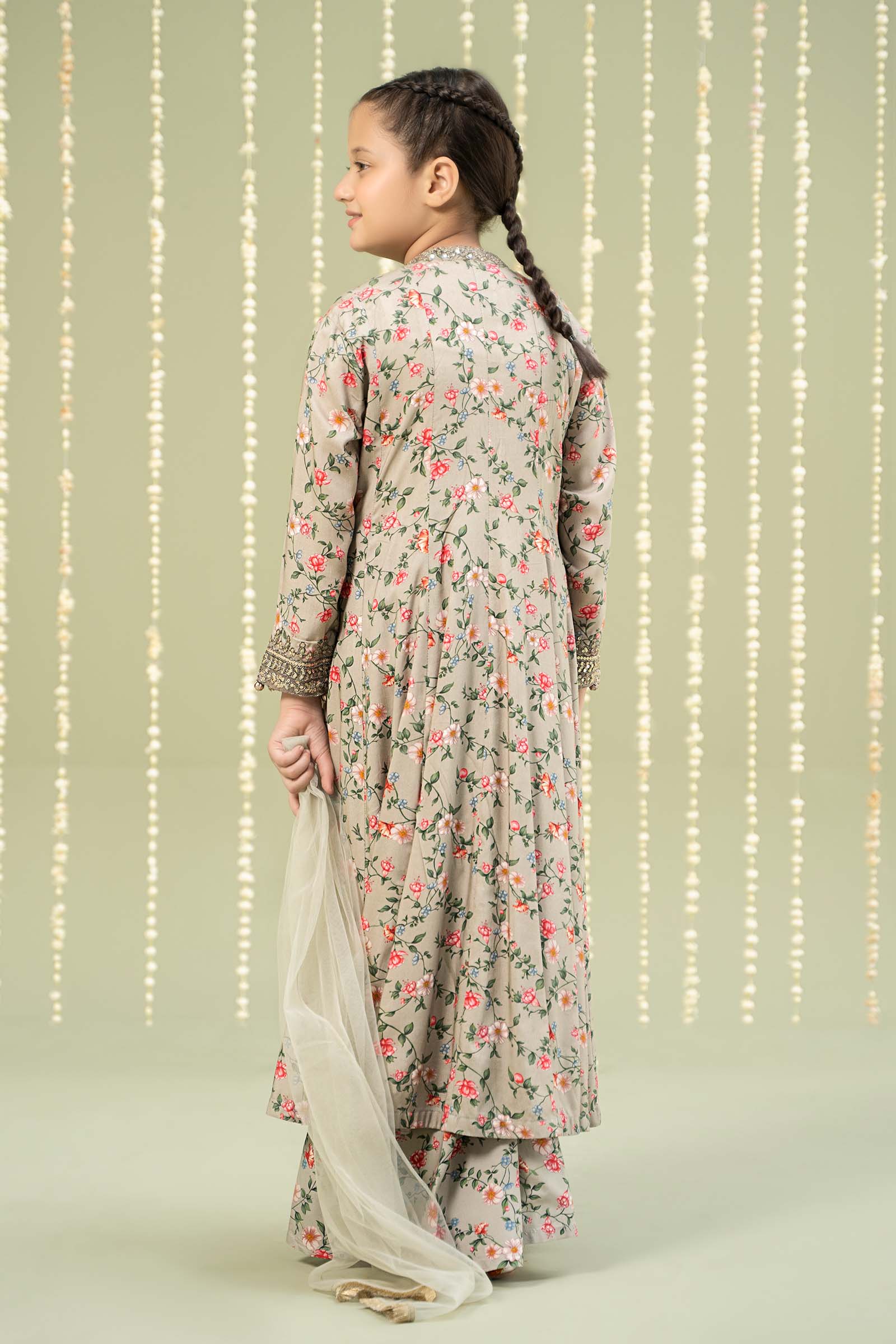 Maria B | 3 Piece Printed Linen Suit | MKD-W24-26 - House Of Hania