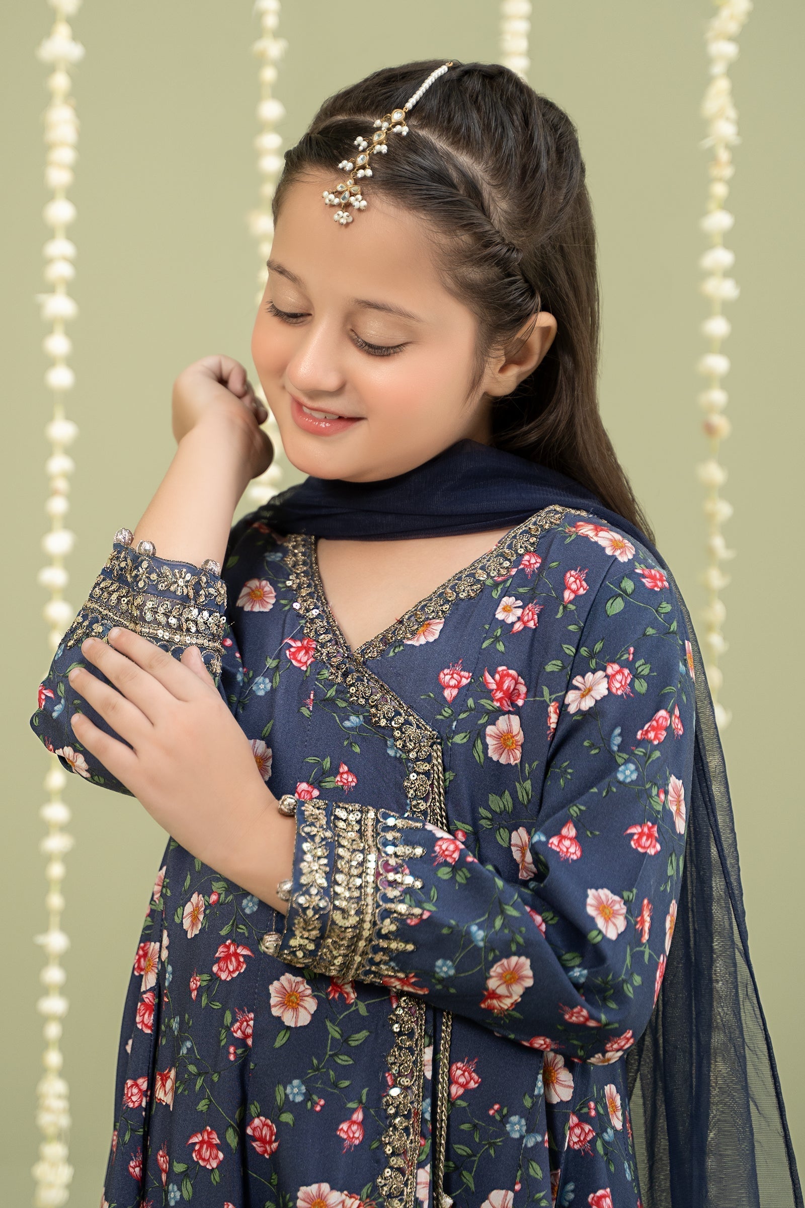 Maria B | 3 Piece Printed Linen Suit | MKD-W24-26 - House Of Hania