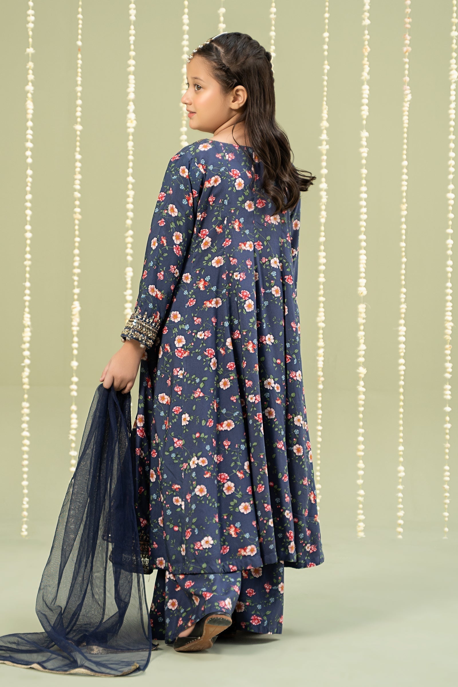 Maria B | 3 Piece Printed Linen Suit | MKD-W24-26 - House Of Hania