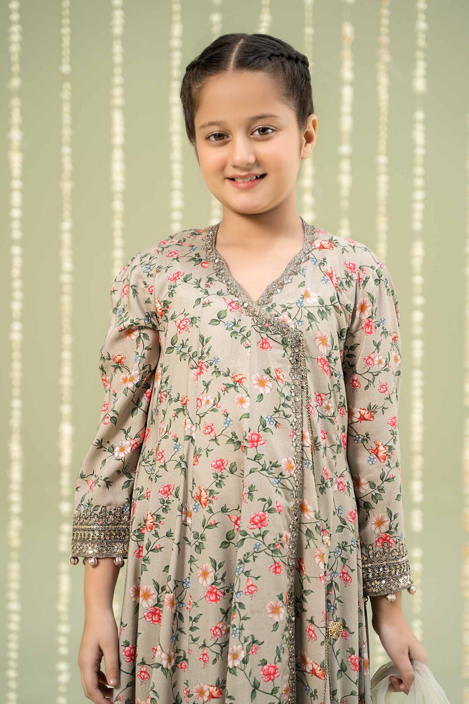 Maria B | 3 Piece Printed Linen Suit | MKD-W24-26 - House Of Hania