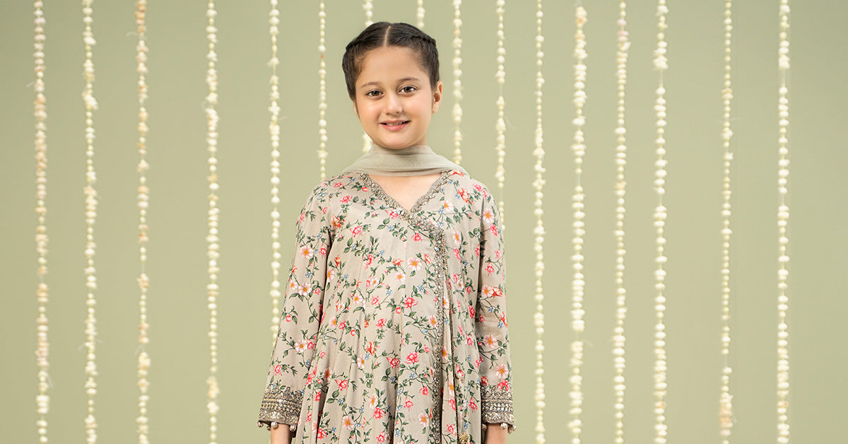 Maria B | 3 Piece Printed Linen Suit | MKD-W24-26 - House Of Hania