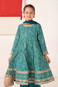 Maria B | 3 Piece Printed Raw Silk Suit | MKS-EA24-05 - House Of Hania