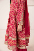 Maria B | 3 Piece Printed Raw Silk Suit | MKS-EA24-05 - House Of Hania