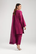 Maria B | Basics RTW | 3 Pc Embroidered Dobby Suit | MB-CS25-138 - House Of Hania