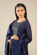 Maria B | Basics RTW | 3 Pc Embroidered Two Tone Silk Suit | MB-FS25-30 - House Of Hania