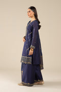 Maria B | Basics RTW | 3 Pc Embroidered Two Tone Silk Suit | MB-FS25-30 - House Of Hania