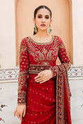 Maria B | Bridal Couture | Deep Red MC-910 - House Of Hania