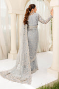 Maria B | Bridal Couture | Ice Blue MC-908 - House Of Hania