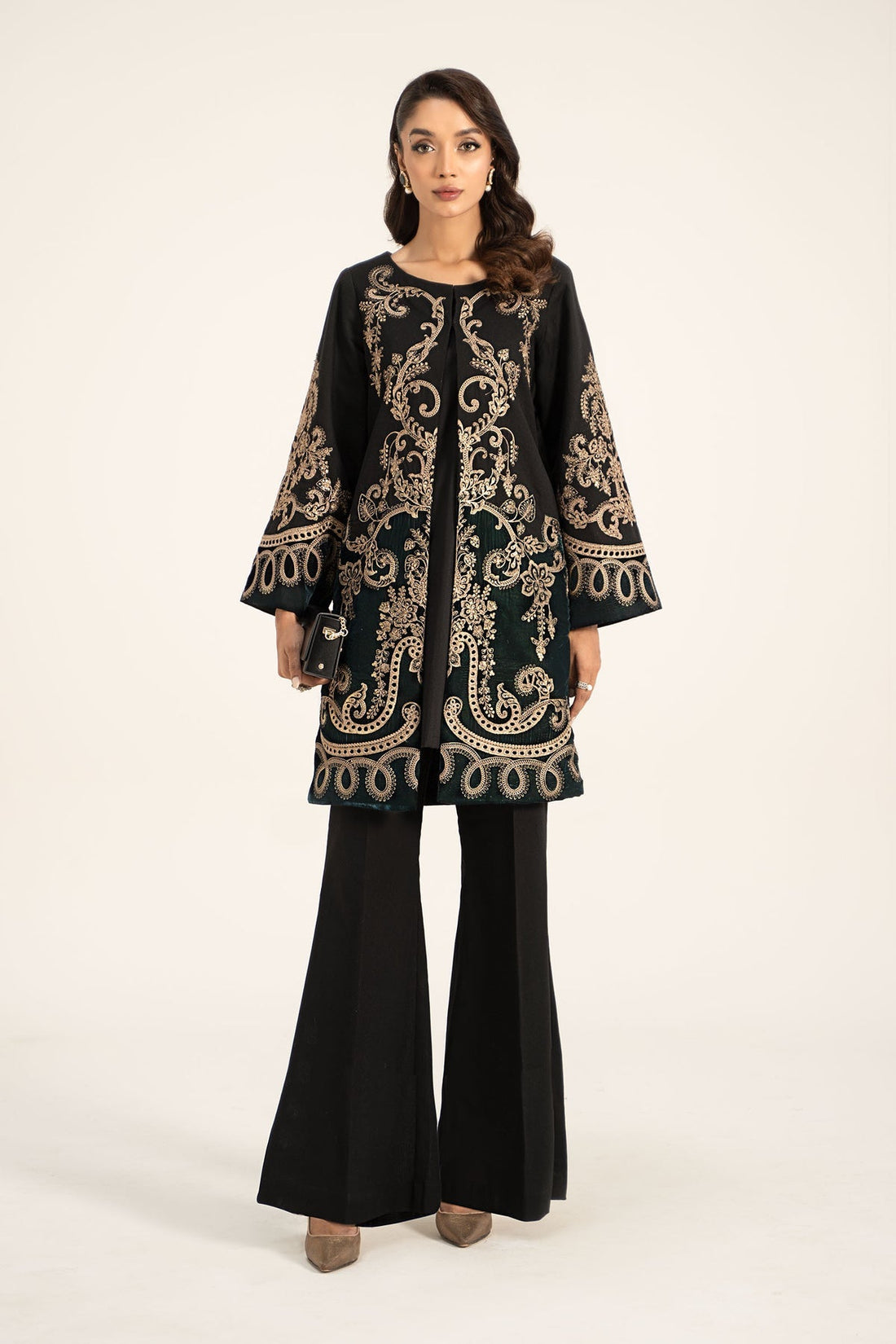 Maria B | Casual Pret 2024 | Khaddar Suit | DW-W24-113 - House Of Hania