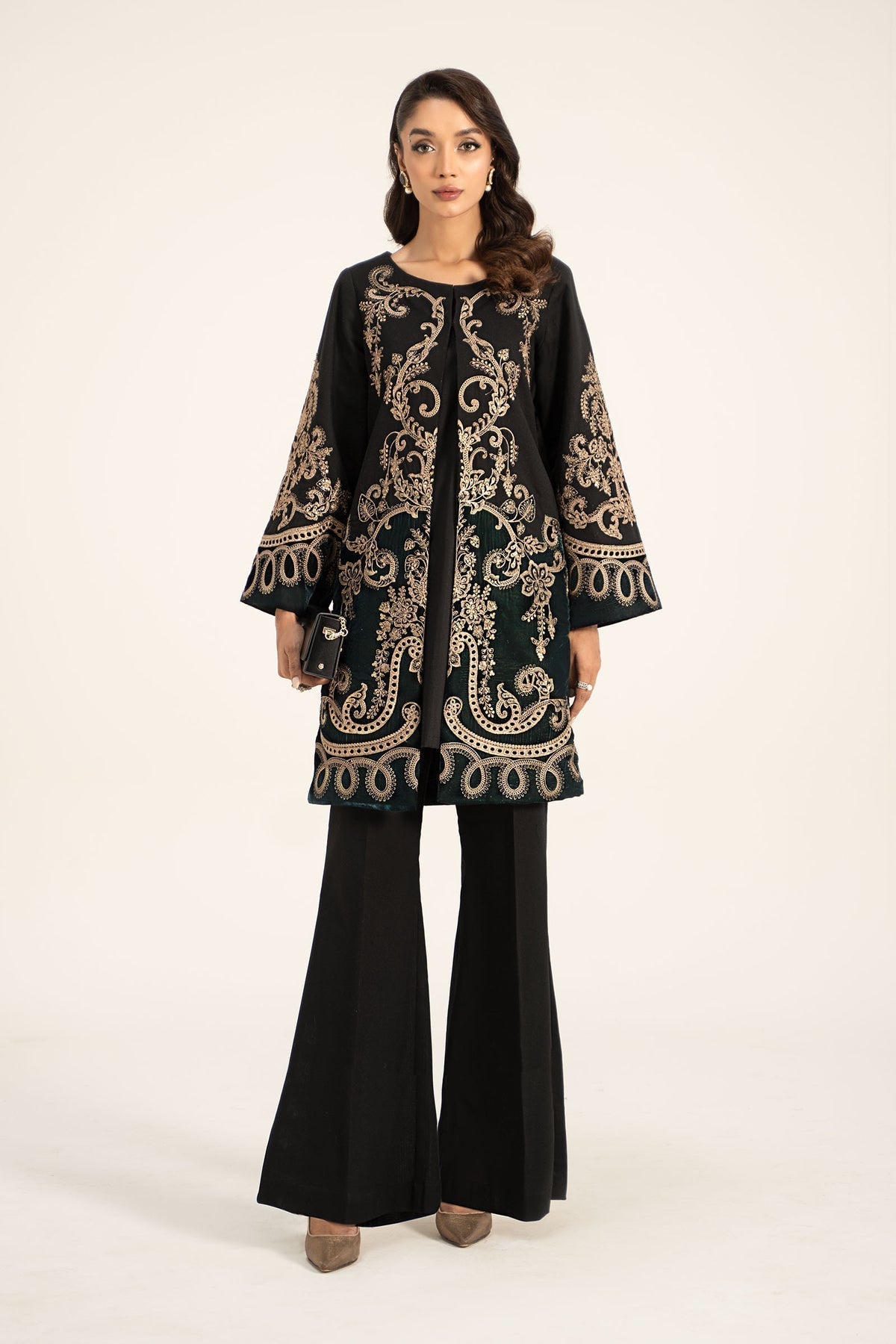 Maria B | Casual Pret 2024 | Khaddar Suit | DW-W24-113 - House Of Hania