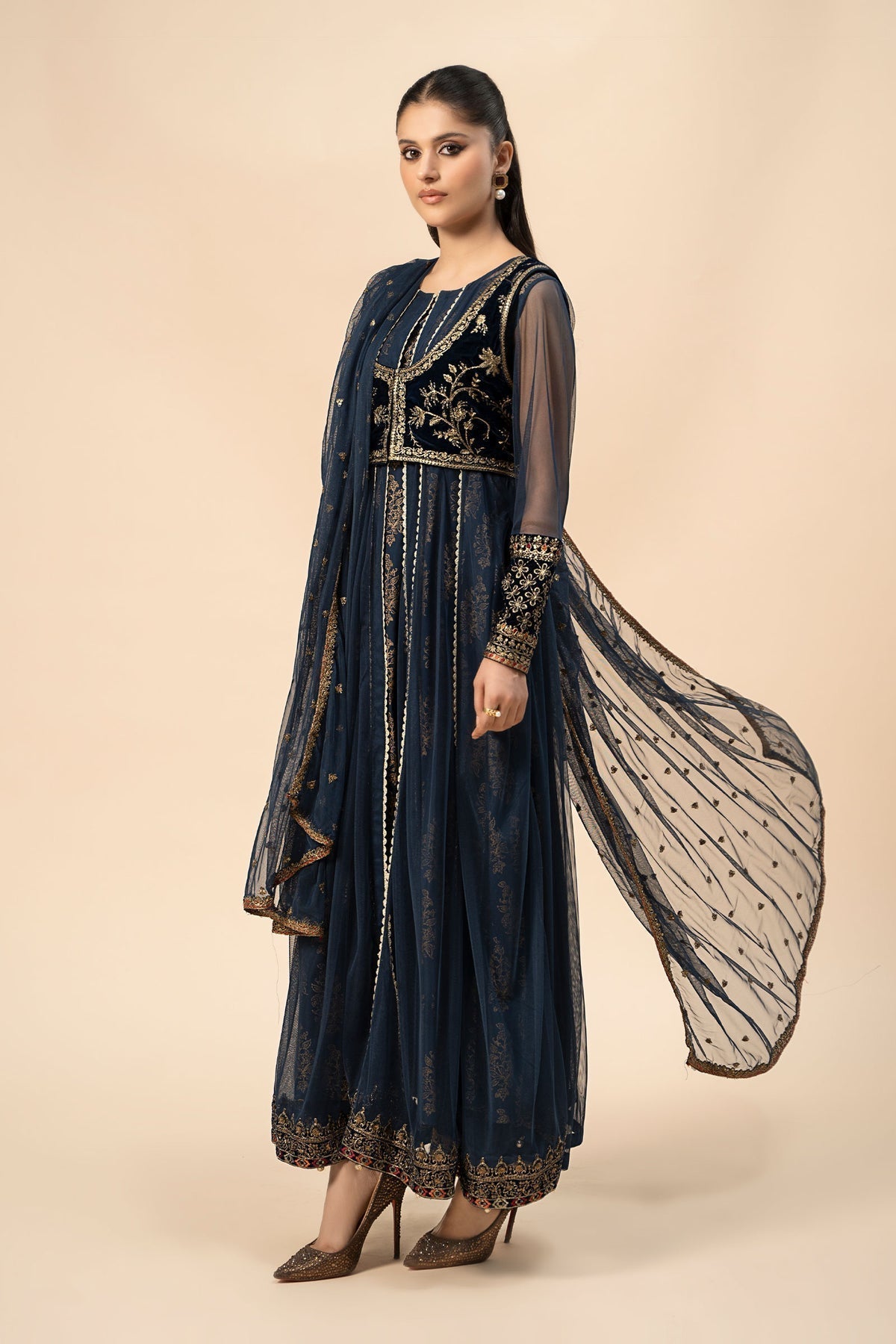 Maria B | Casual Pret 2024 | Khaddar Suit | DW-W24-151 - House Of Hania