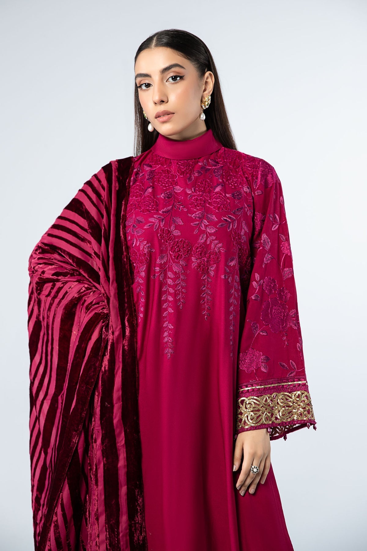 Maria B | Casual Pret 2024 | Linen Suit | DW-W24-103 - House Of Hania