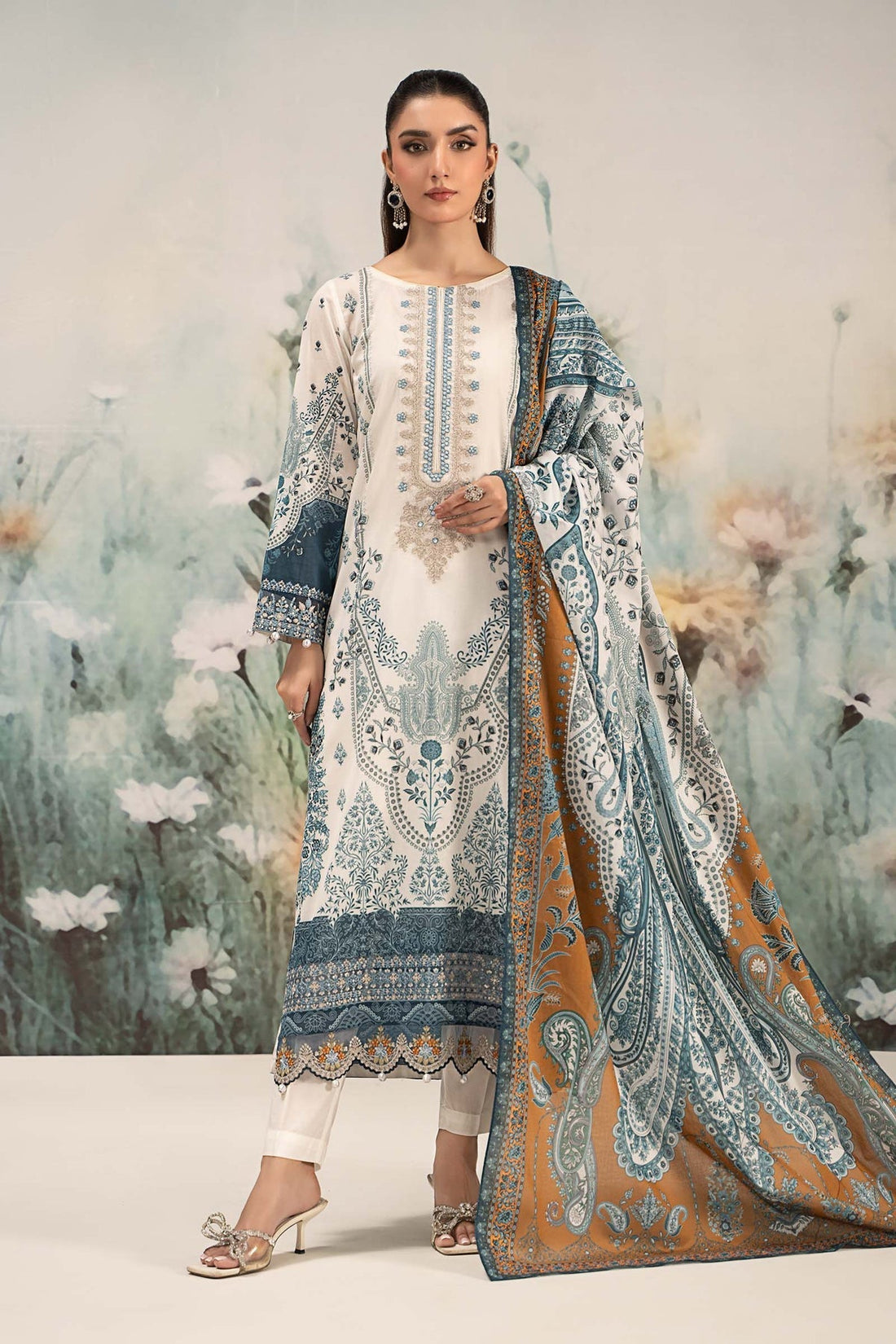 Maria B | Casual Pret 25 | DW-EF25-14 - House Of Hania