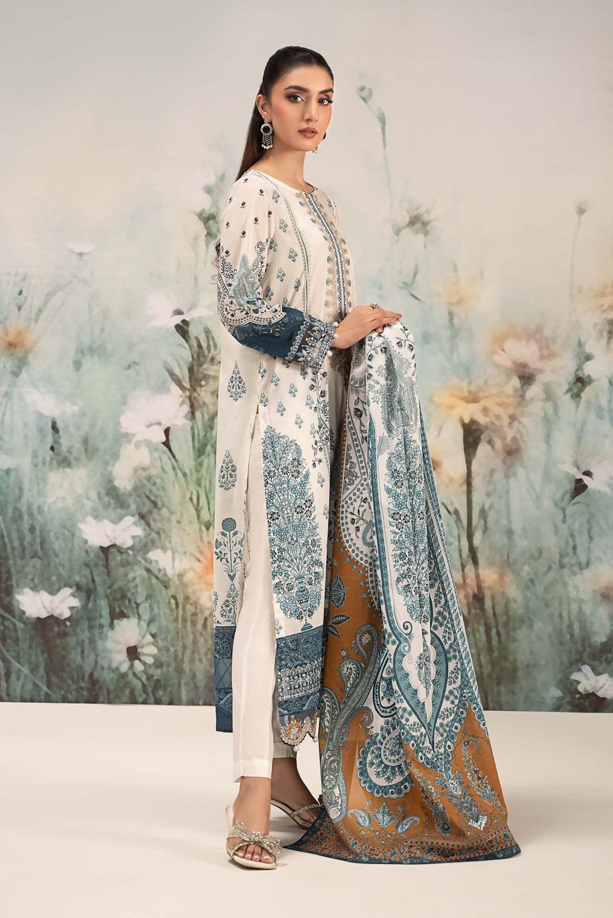 Maria B | Casual Pret 25 | DW-EF25-14 - House Of Hania