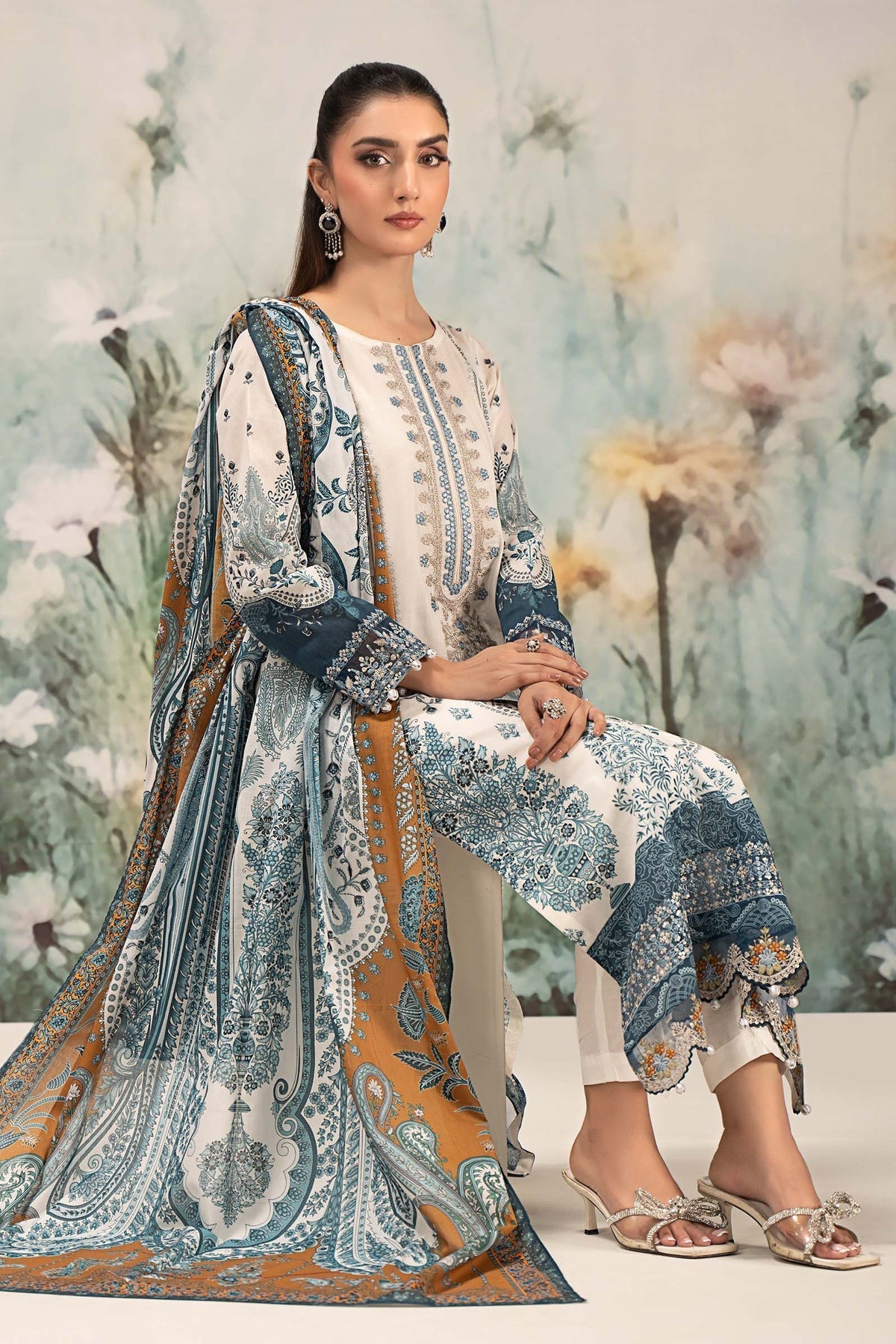 Maria B | Casual Pret 25 | DW-EF25-14 - House Of Hania