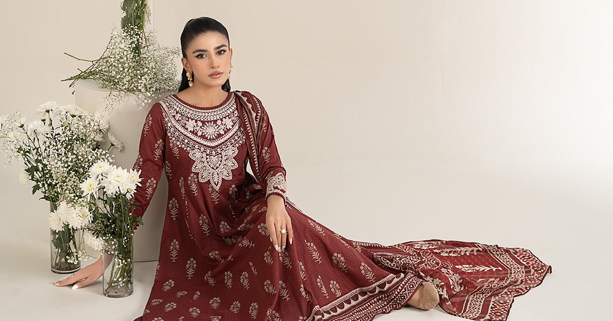 Maria B | Casual Pret 25 | DW-EF25-22 - House Of Hania