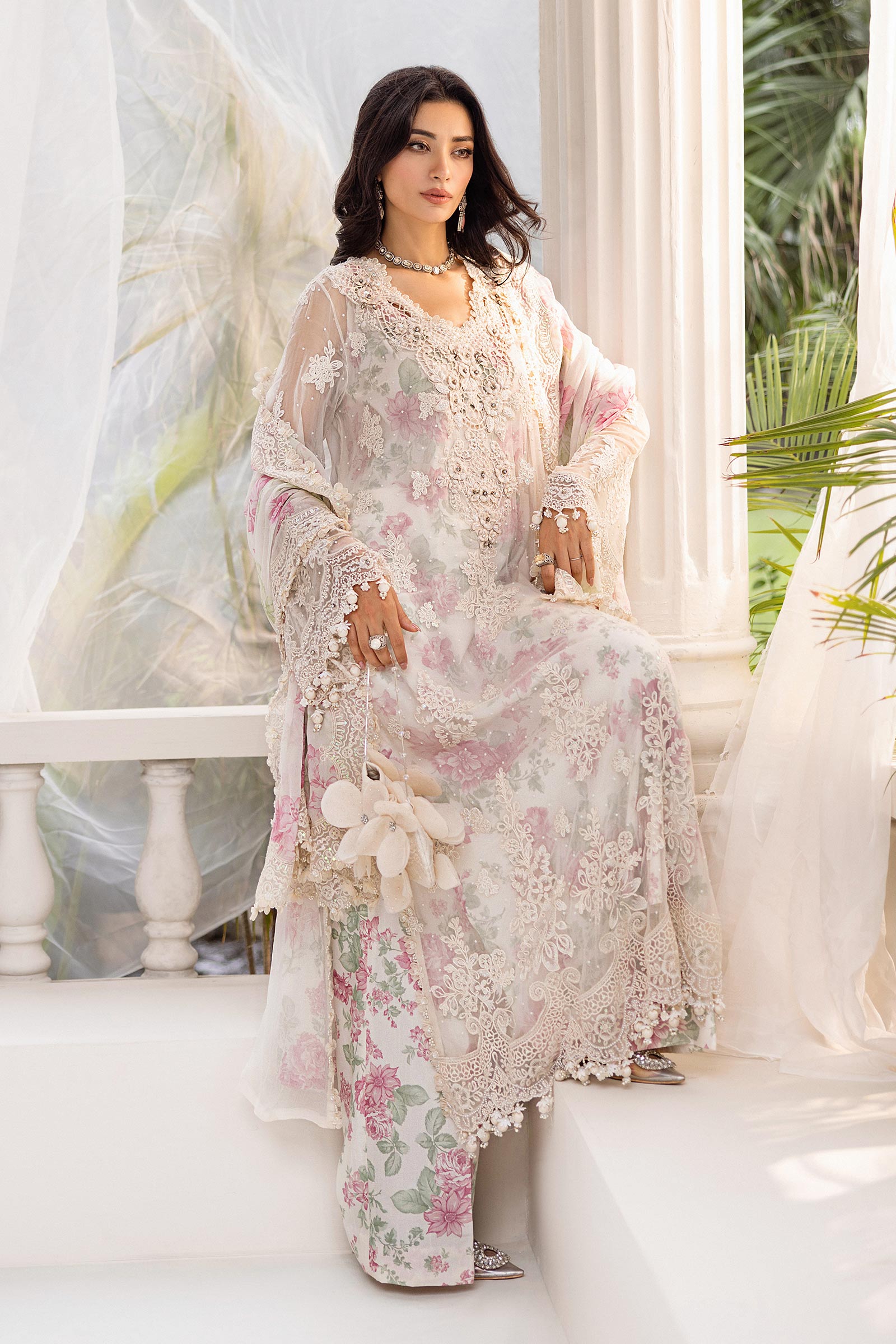 Maria B | Chiffon 25 | MPC-25-101 - House Of Hania