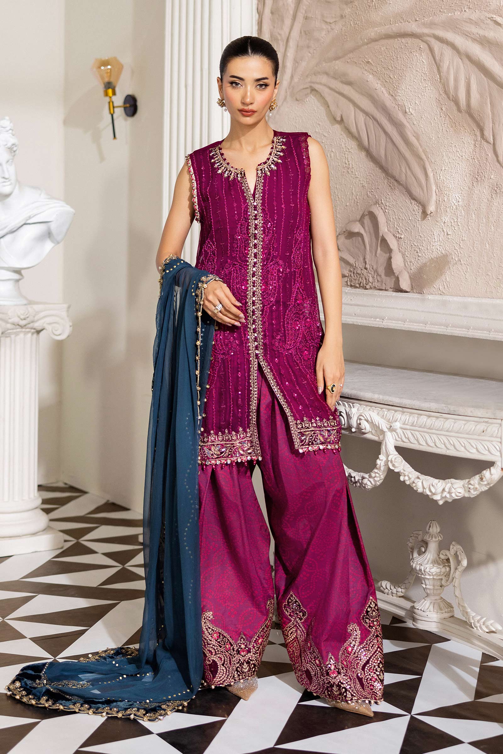 Maria B | Chiffon 25 |MPC-25-102 - House Of Hania