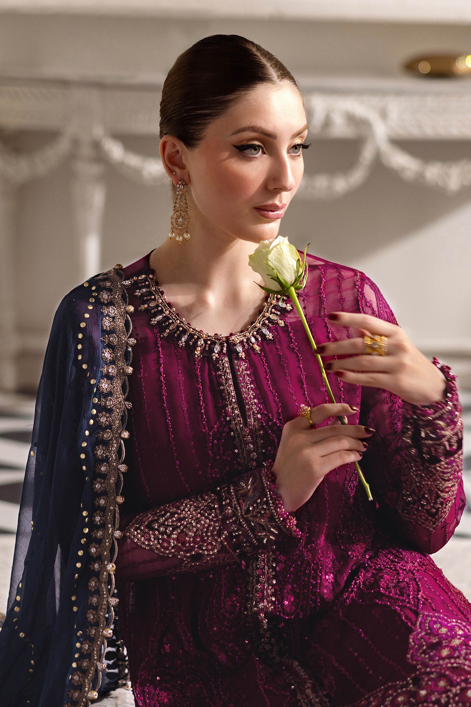Maria B | Chiffon 25 |MPC-25-102 - House Of Hania
