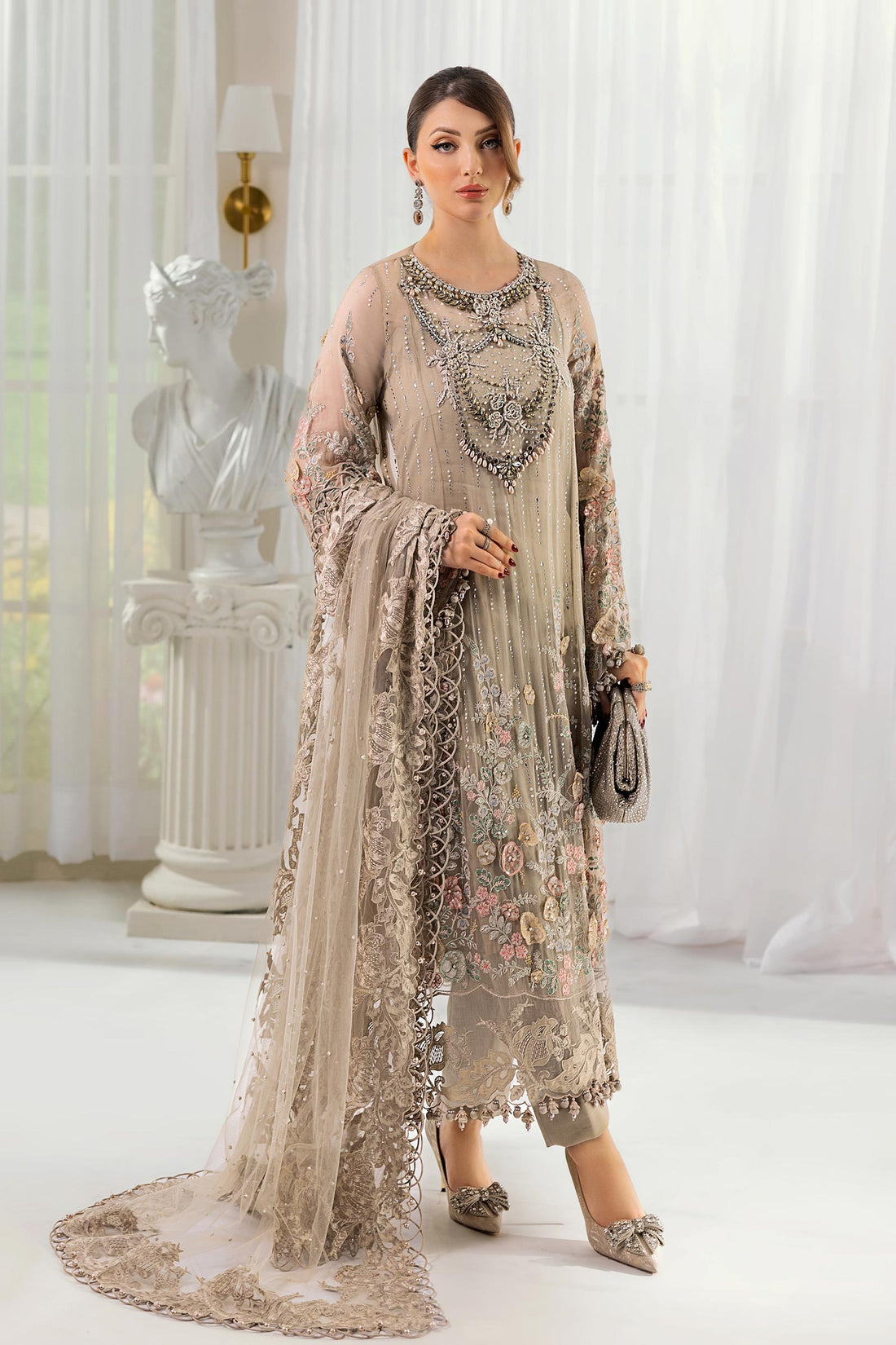 Maria B | Chiffon 25 |  MPC-25-107 - House Of Hania
