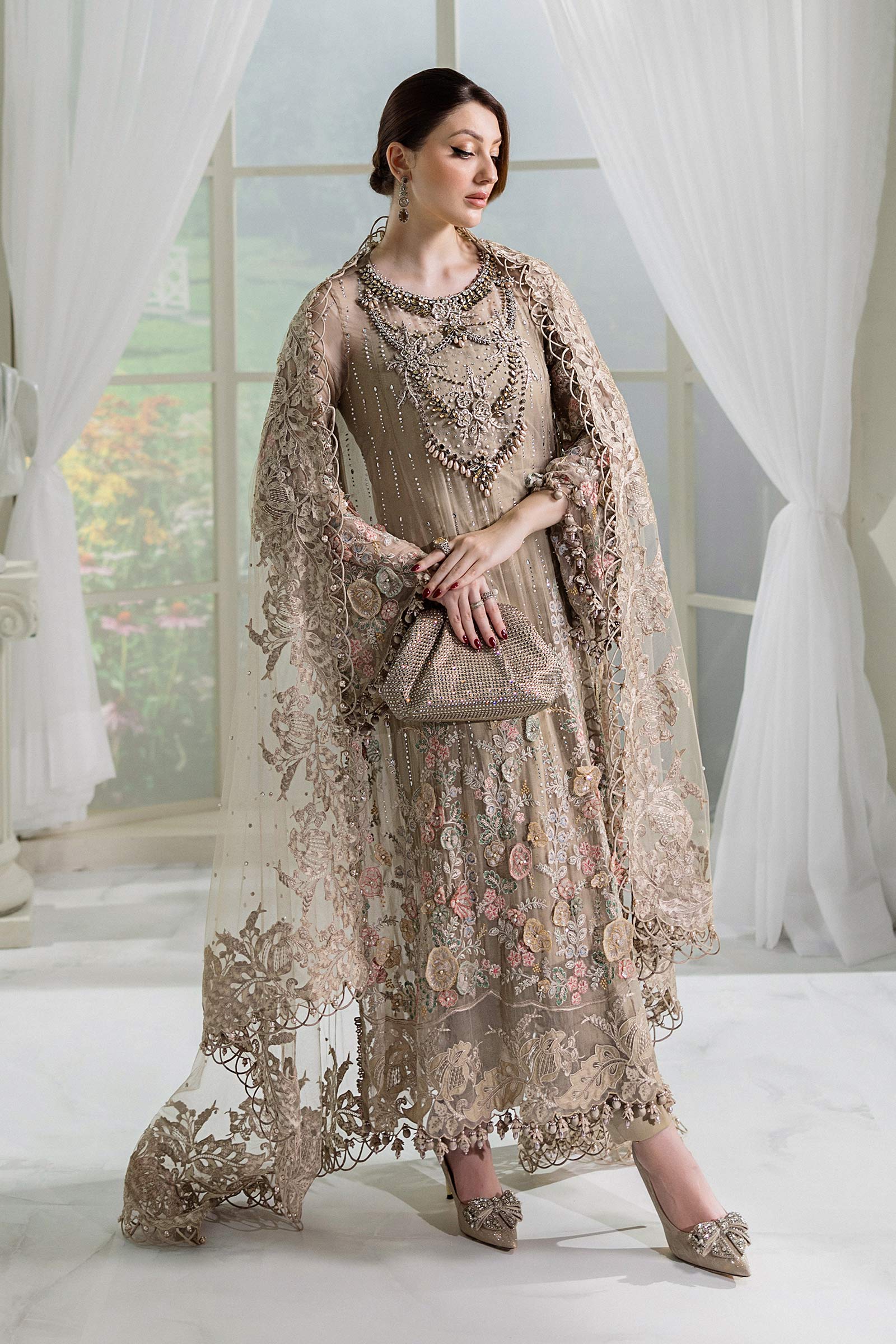 Maria B | Chiffon 25 |  MPC-25-107 - House Of Hania