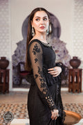 Maria B | Chiffon Collection | MPC-21-106-Black - House Of Hania