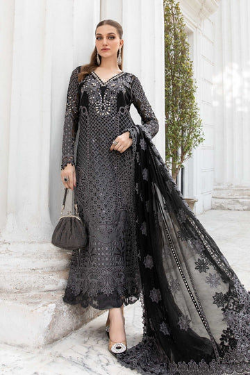 Maria B | Chiffon Formals 24 | Chiffon Suit | MPC-24-101 - House Of Hania