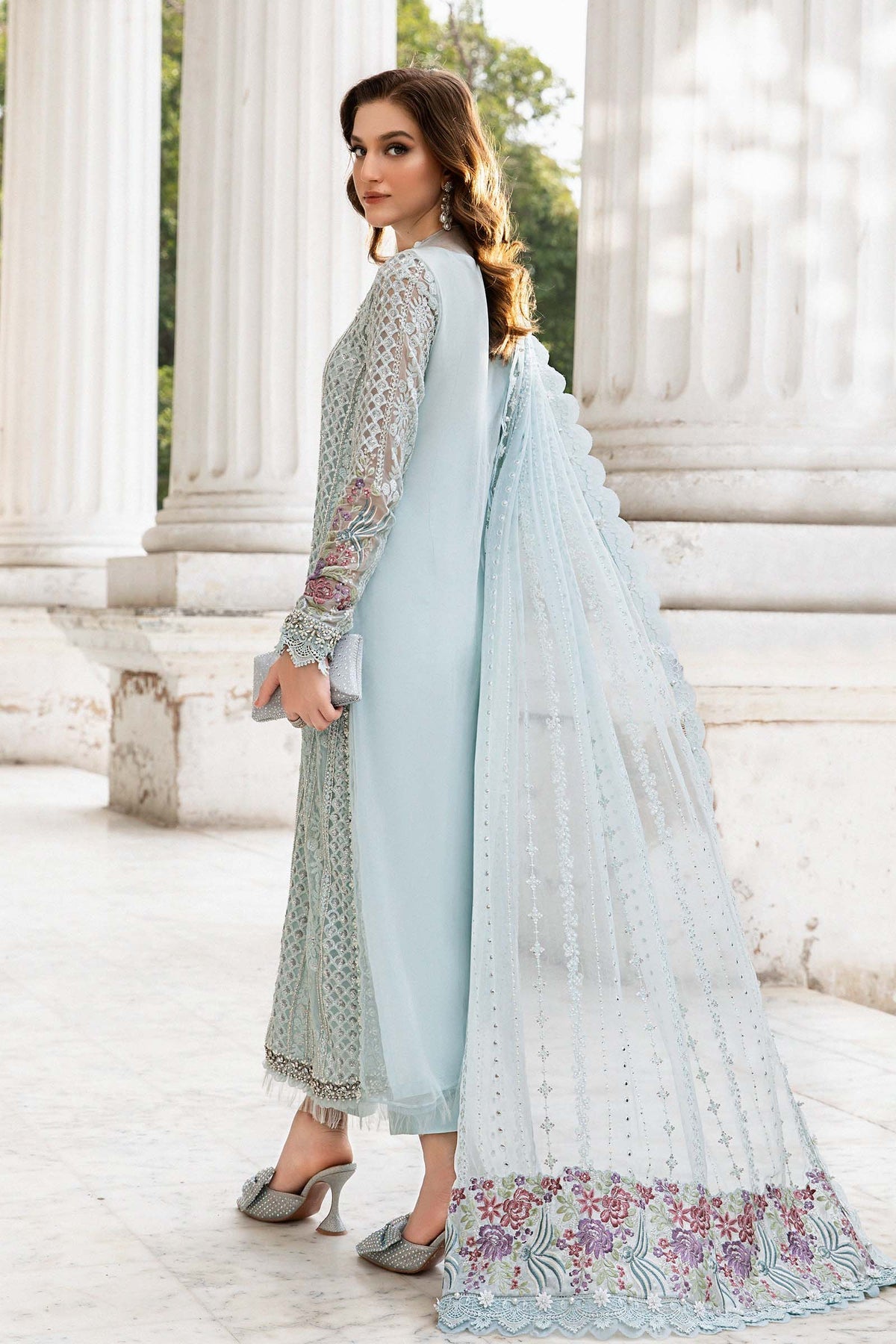 Maria B | Chiffon Formals 24 | Chiffon Suit | MPC-24-103 - House Of Hania