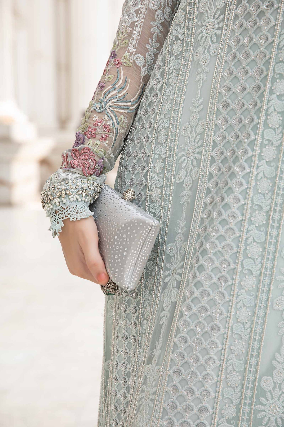 Maria B | Chiffon Formals 24 | Chiffon Suit | MPC-24-103 - House Of Hania