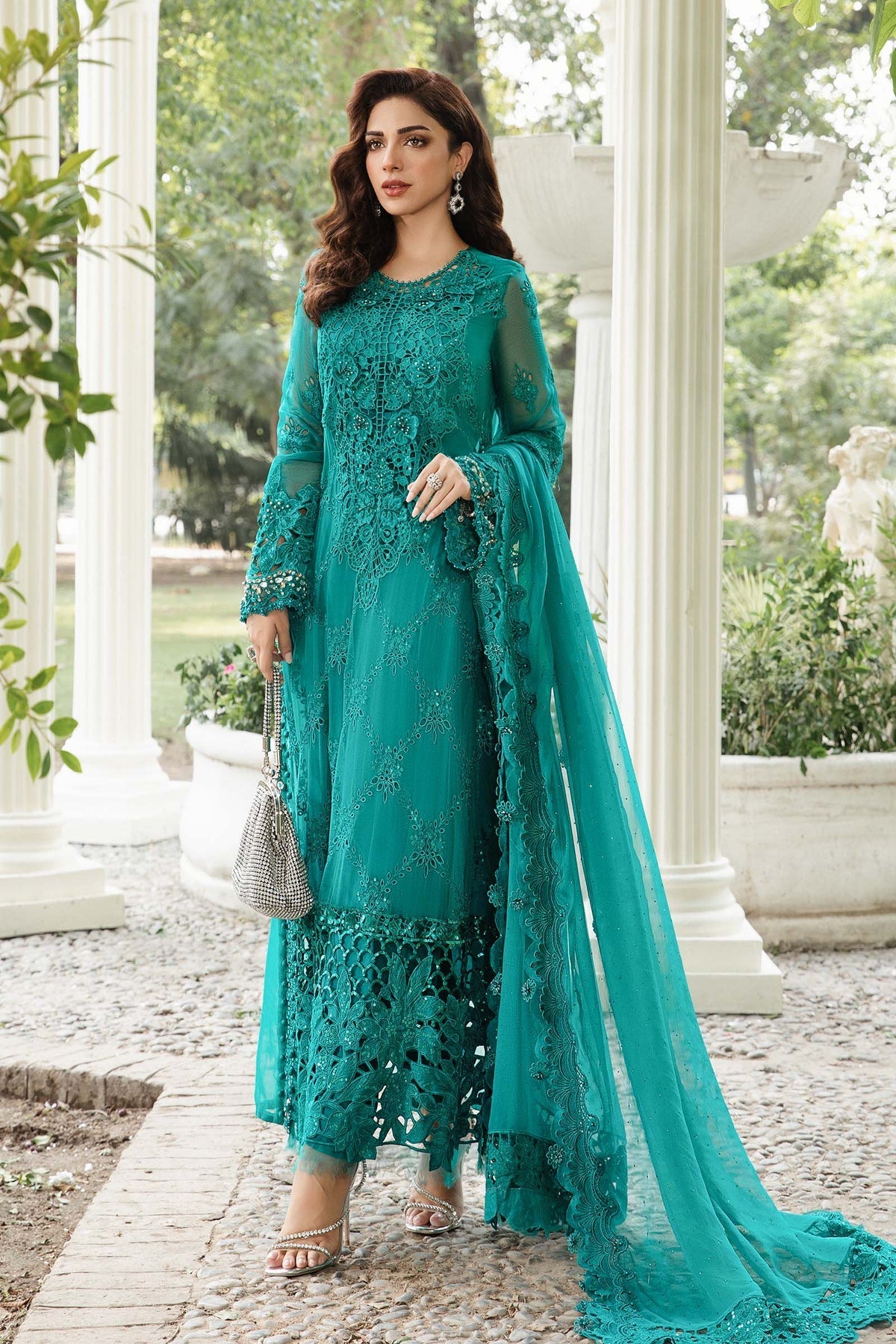 Maria B | Chiffon Formals 24 | Chiffon Suit | MPC-24-105 - House Of Hania
