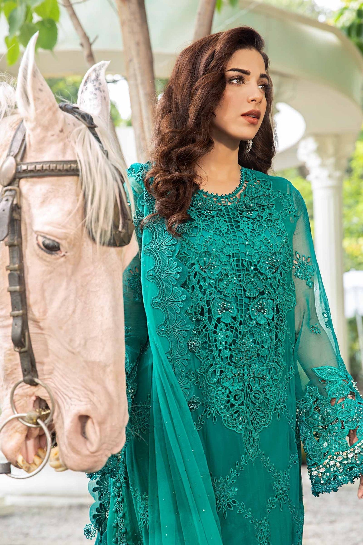Maria B | Chiffon Formals 24 | Chiffon Suit | MPC-24-105 - House Of Hania