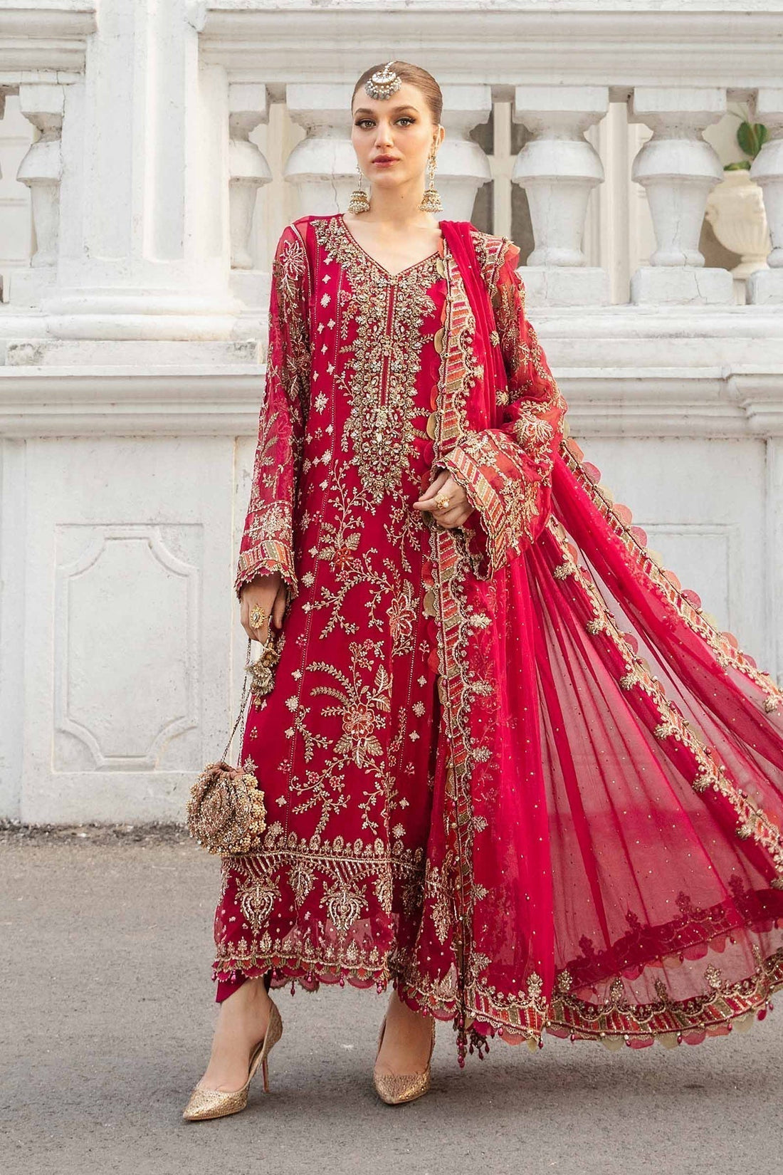 Maria B | Chiffon Formals 24 | Chiffon Suit | MPC-24-107 - House Of Hania