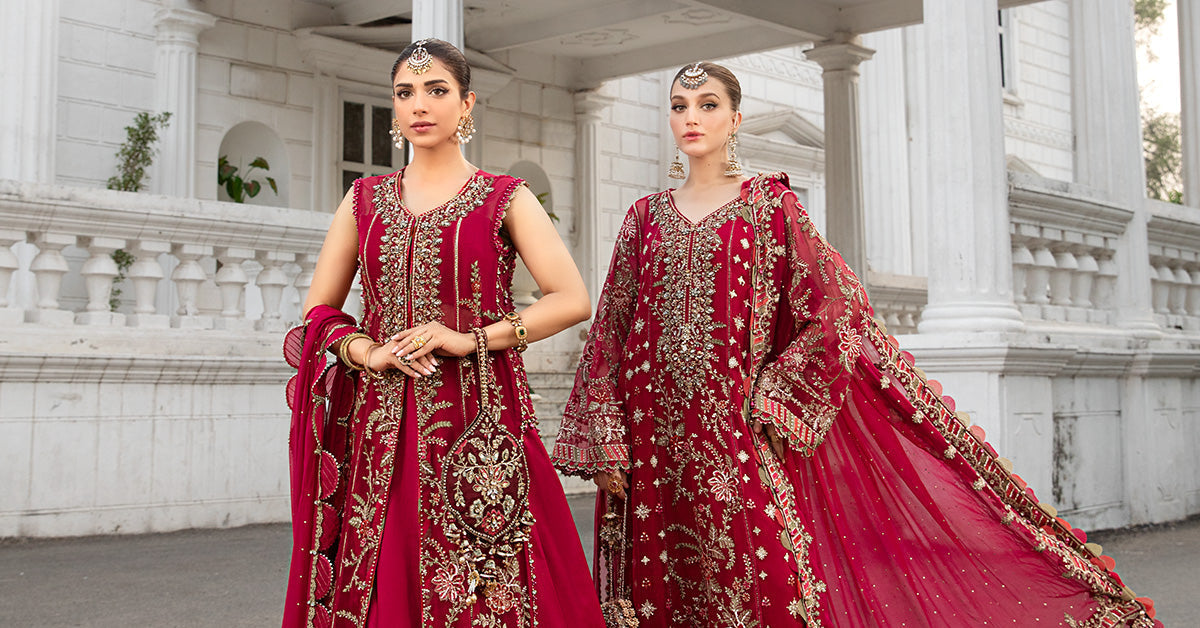 Maria B | Chiffon Formals 24 | Chiffon Suit | MPC-24-107 - House Of Hania