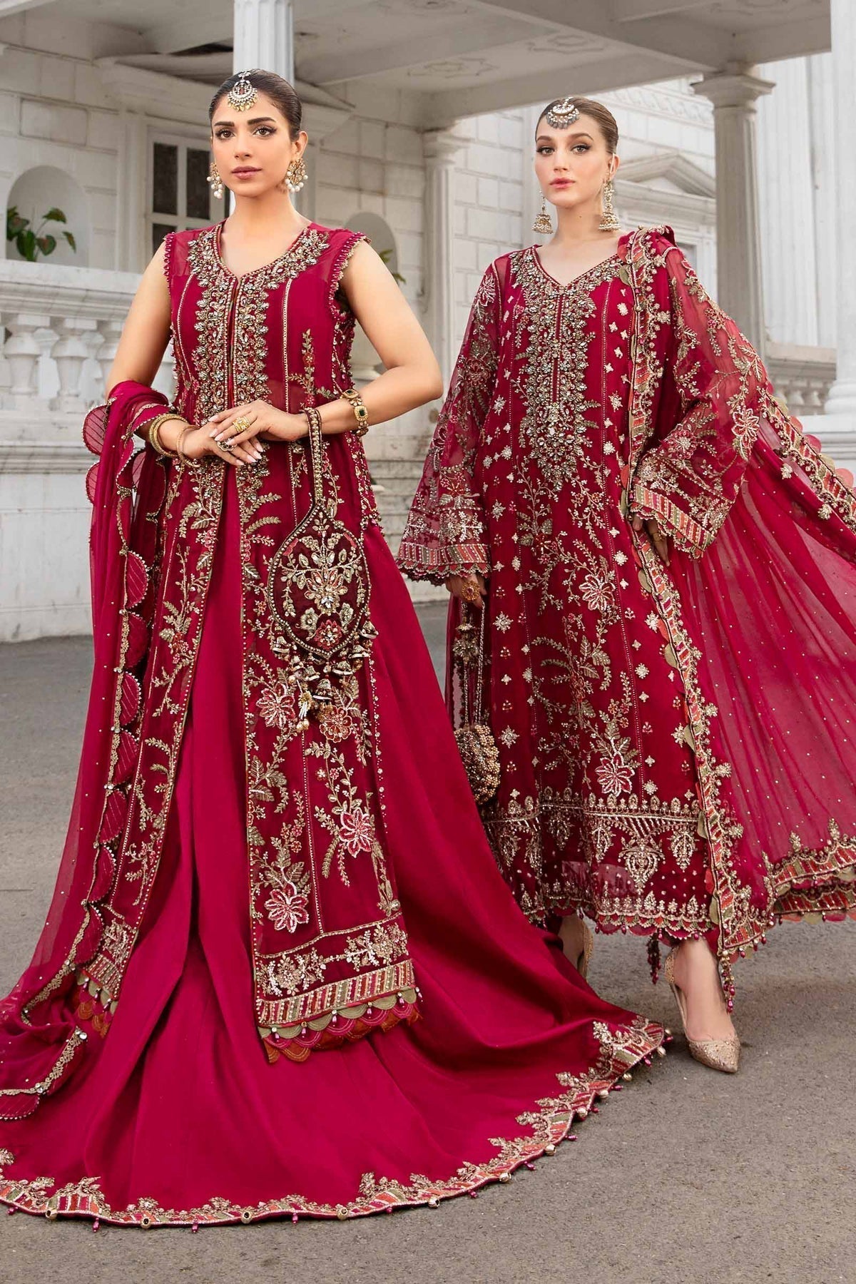 Maria B | Chiffon Formals 24 | Chiffon Suit | MPC-24-107 - House Of Hania