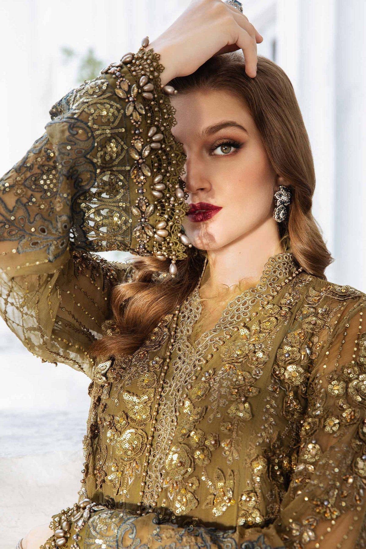 Maria B | Chiffon Formals 24 | Chiffon Suit | MPC-24-108 - House Of Hania
