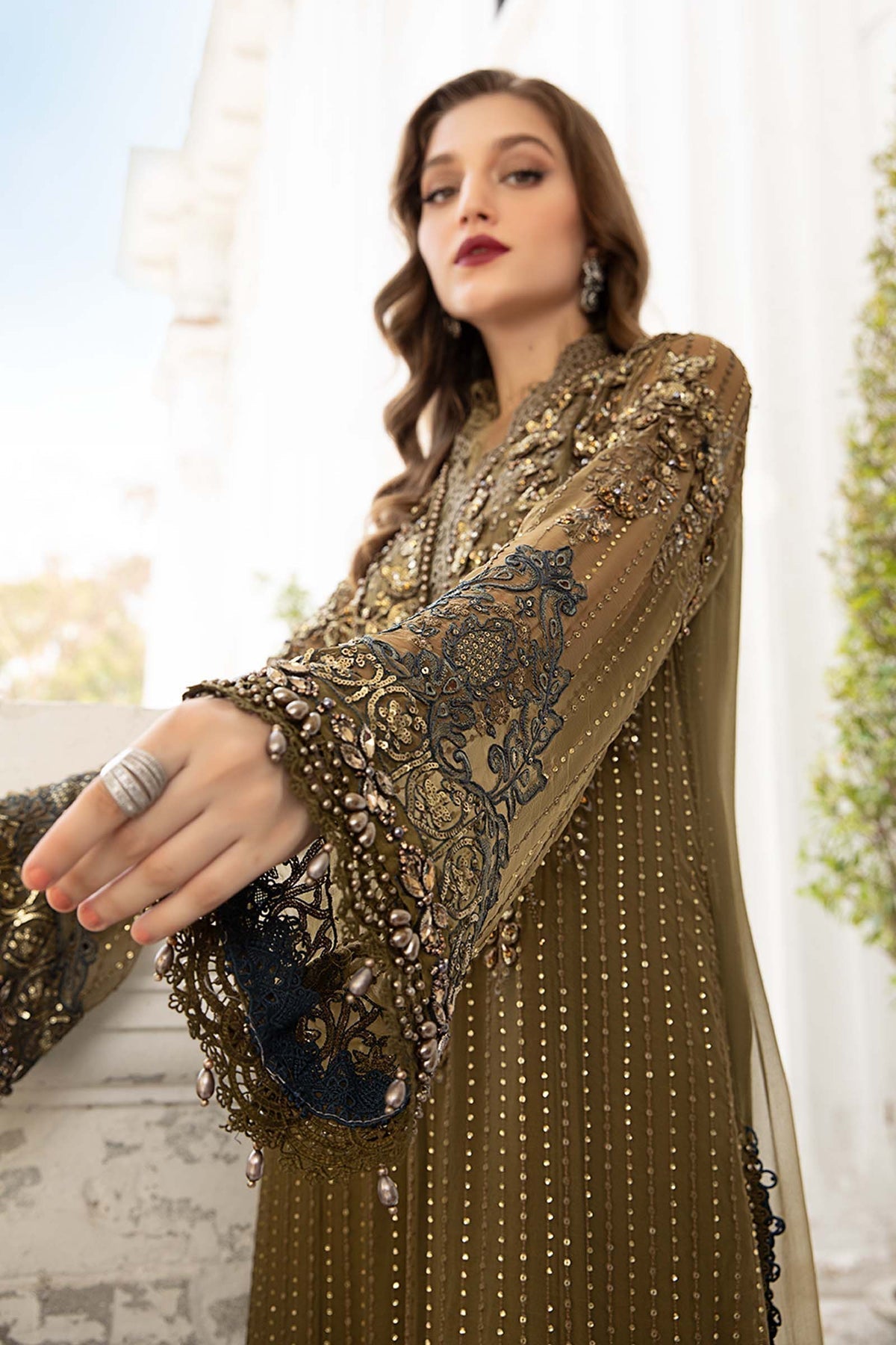 Maria B | Chiffon Formals 24 | Chiffon Suit | MPC-24-108 - House Of Hania