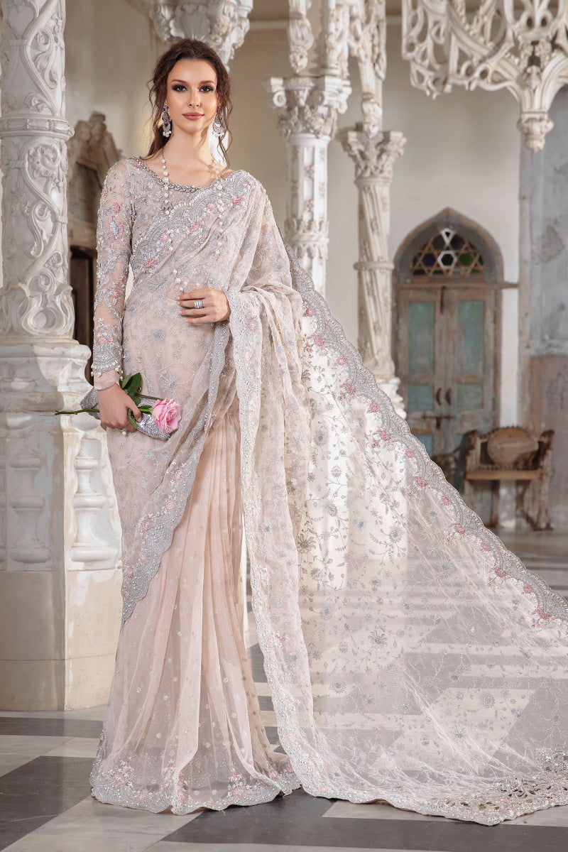 Maria B. Couture Pale Pink MC-050 - House Of Hania