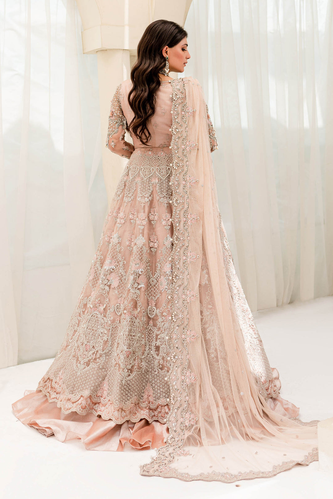 Maria B | Couture | Powder Pink MC-902 - House Of Hania
